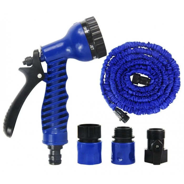 Садовый шланг Expandable Hose 30м (XHOSE 30 метров) + В ПОДАРОК насадка-распылитель для полива