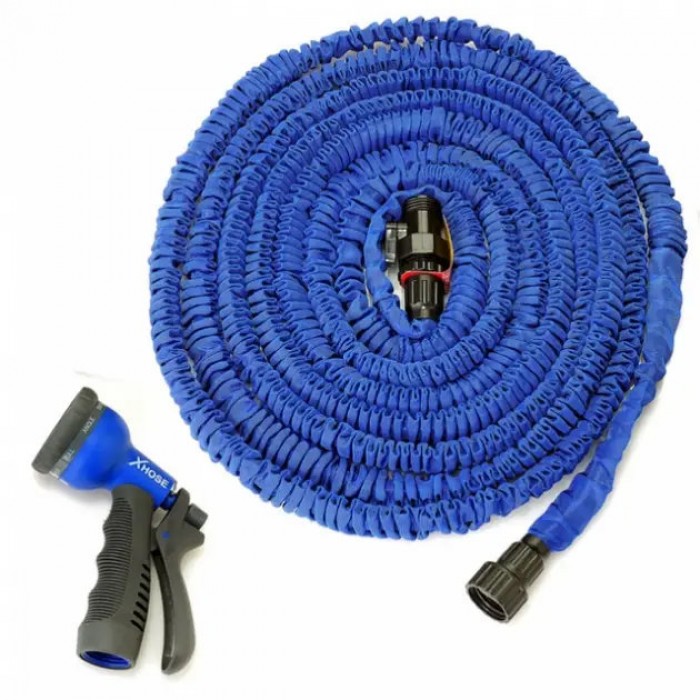 Садовый шланг Expandable Hose 30м (XHOSE 30 метров) + В ПОДАРОК насадка-распылитель для полива